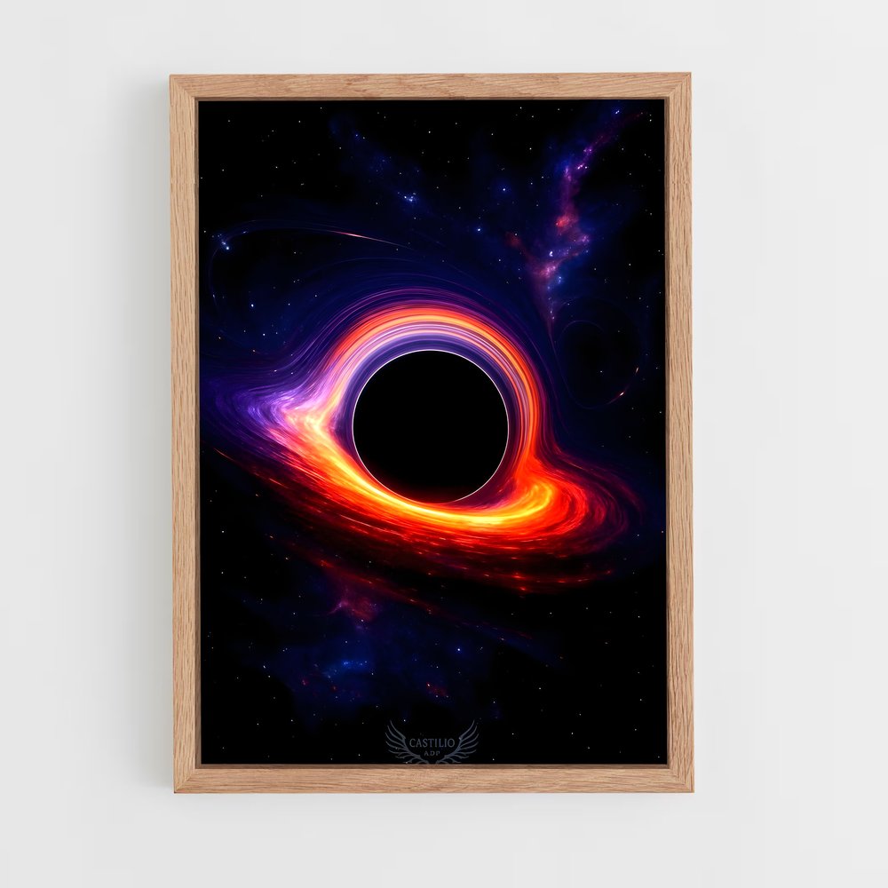 Poster L'Univers Dévorant – affiche Trou Noir (vue 4)